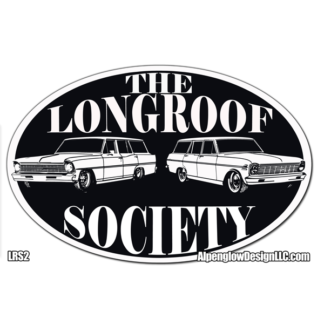 Longroof Society Sticker - Design 2