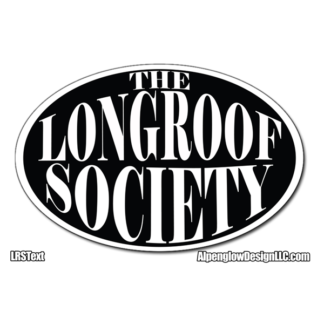 Longroof Society Sticker - Text Only