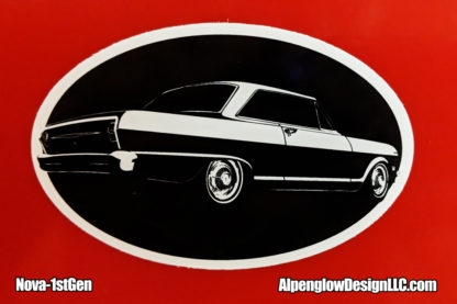 1st Generation Chevy Nova Sticker - Image 2