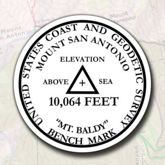 Mount Baldy (San Antonio) Sticker