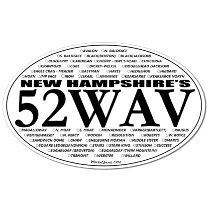 NH 52 With a View Checklist Sticker - Image 2