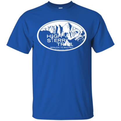 High Sierra Trail 2018 Logo - Men's Gildan Cotton T-Shirt - Image 4