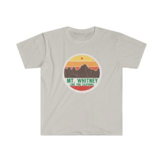 MT. WHITNEY OL' SCHOOL: Softstyle T-Shirt