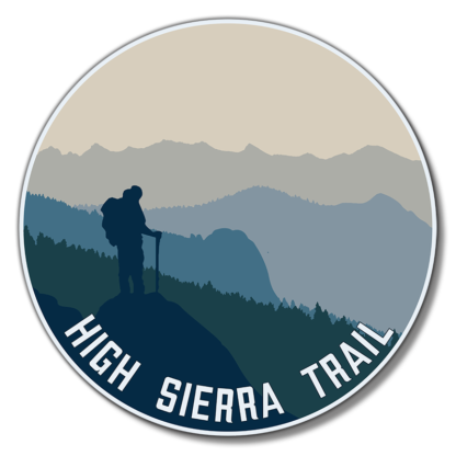 High Sierra Trail  — Great Western Divide (vinyl decal)