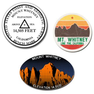 MT. WHITNEY STICKER PACK (vinyl decals)