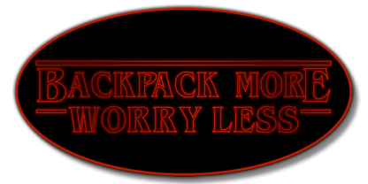 BACKPACK MORE, WORRY LESS (Stranger Things) Sticker (vinyl decal)