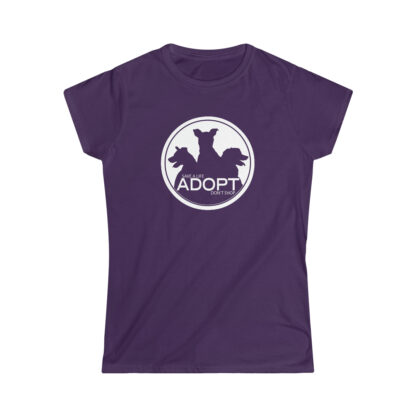 ADOPT DON'T SHOP: Women's Softstyle Tee - Image 17