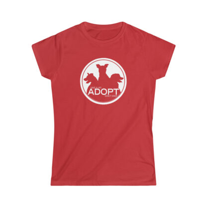 ADOPT DON'T SHOP: Women's Softstyle Tee - Image 21