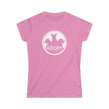 ADOPT DON'T SHOP: Women's Softstyle Tee - Image 19
