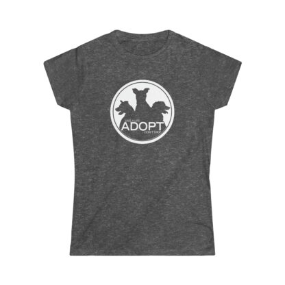 ADOPT DON'T SHOP: Women's Softstyle Tee - Image 9