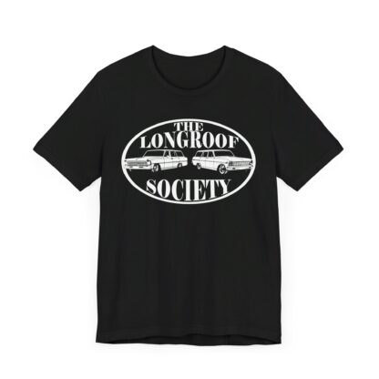 Longroof Society II - Front Logo: Soft Cotton T-Shirt - Image 3