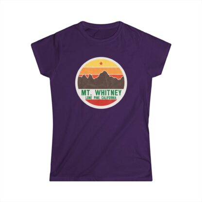 MT. WHITNEY OL' SCHOOL: Women's Softstyle Tee - Image 2
