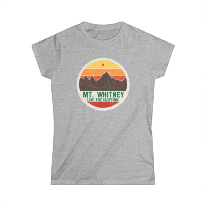 MT. WHITNEY OL' SCHOOL: Women's Softstyle Tee - Image 11