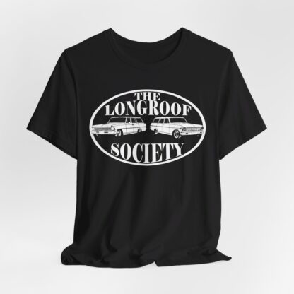 Longroof Society II - Front Logo: Soft Cotton T-Shirt - Image 6